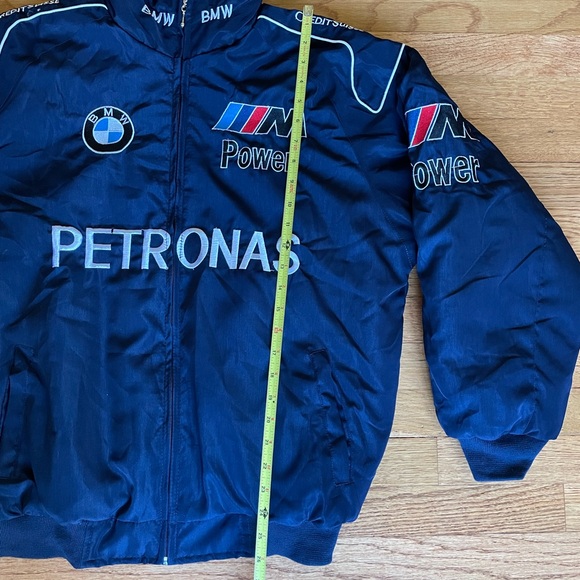 Formula 1 BMW Racing Jacket Men’s F1 Embroidered Retro Y2k Unisex - Picture 3 of 8